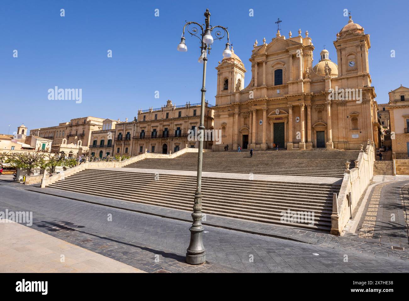 Noto Kathedrale gewidmet dem Heiligen Nikolaus von Myra, Noto, Sizilien Stockfoto