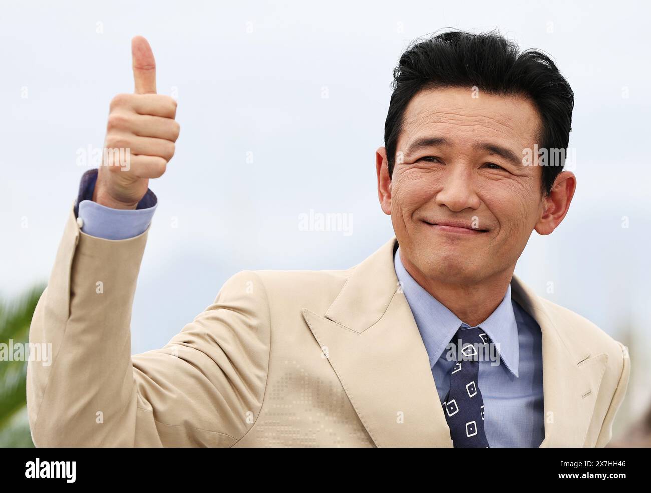 Cannes, Frankreich. Mai 2024. Schauspieler Hwang Jung-Min posiert während eines Fotoaufrufs für den Film Veteran 2 auf dem 77. Filmfestival in Cannes, Südfrankreich, 20. Mai 2024. Quelle: Gao Jing/Xinhua/Alamy Live News Stockfoto