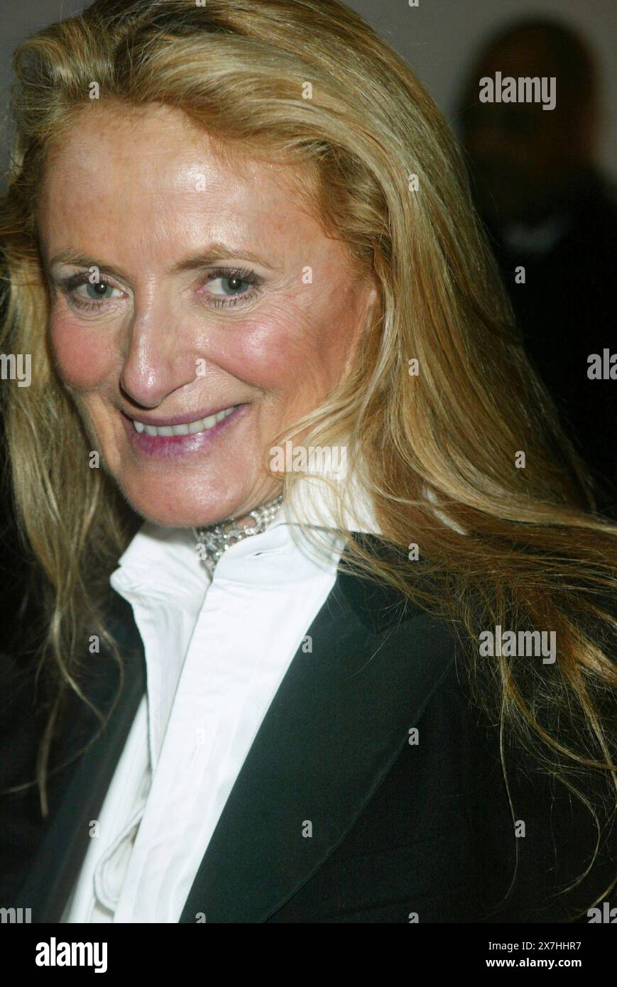 Ricky Anne Loew-Beer, Ehefrau von Ralph Lauren, nimmt am 3. Februar 2003 an einer Benefizveranstaltung für amfAR in der Cipriani 42nd Street in New York City Teil. Foto: Henry McGee/MediaPunch Stockfoto
