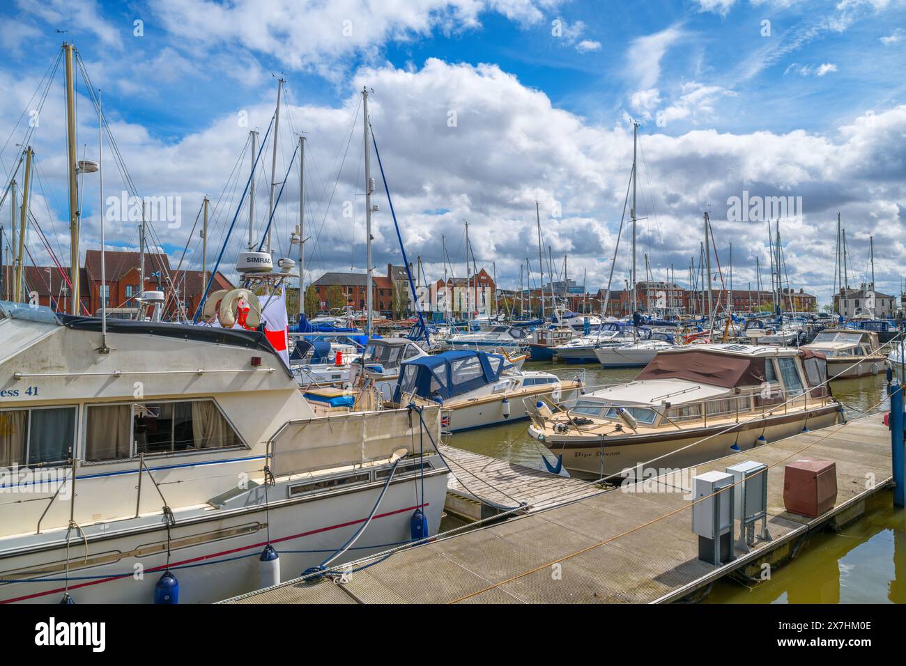 Hull Marina, Kingston upon Hull, Yorkshire, England, Großbritannien Stockfoto