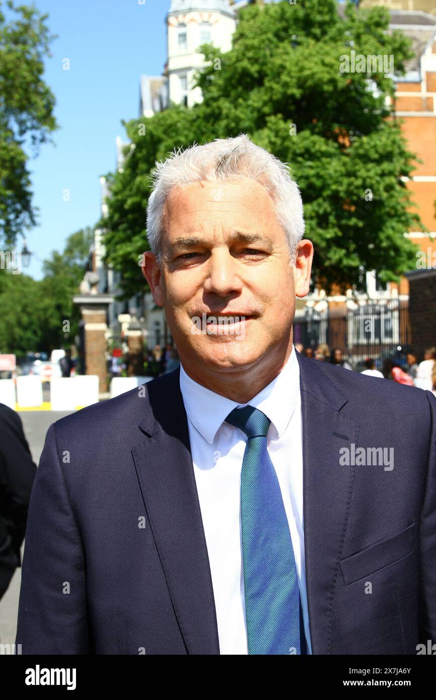 Steve Barclay, Abgeordneter bei der Chelsea Flower Show 2024. Konservative MPS. Stockfoto