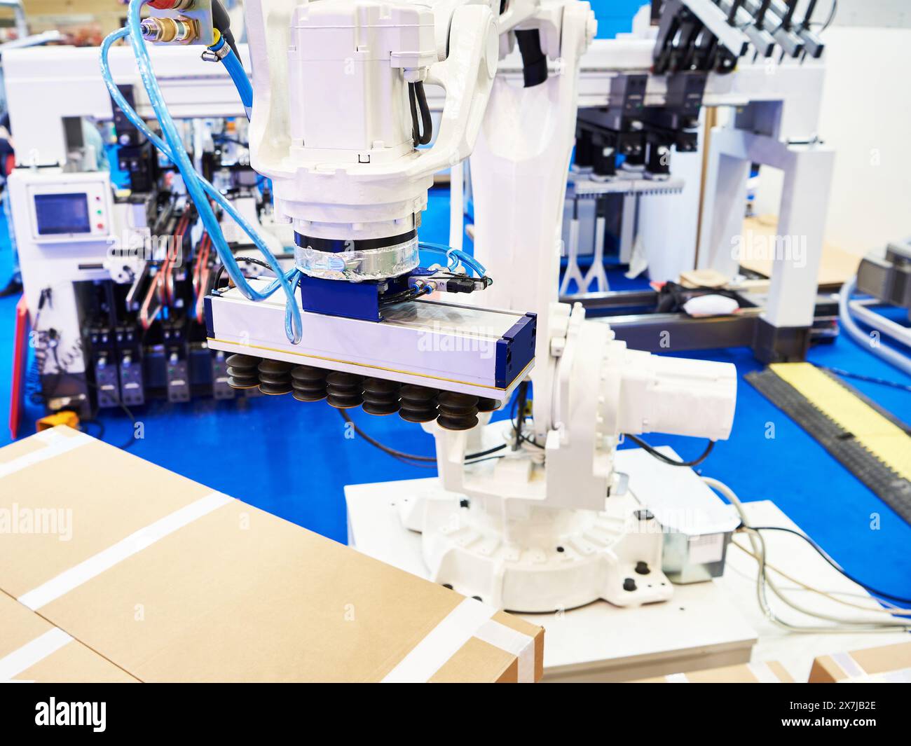 Vakuumtechnik für bewegliche Bretter Stockfoto