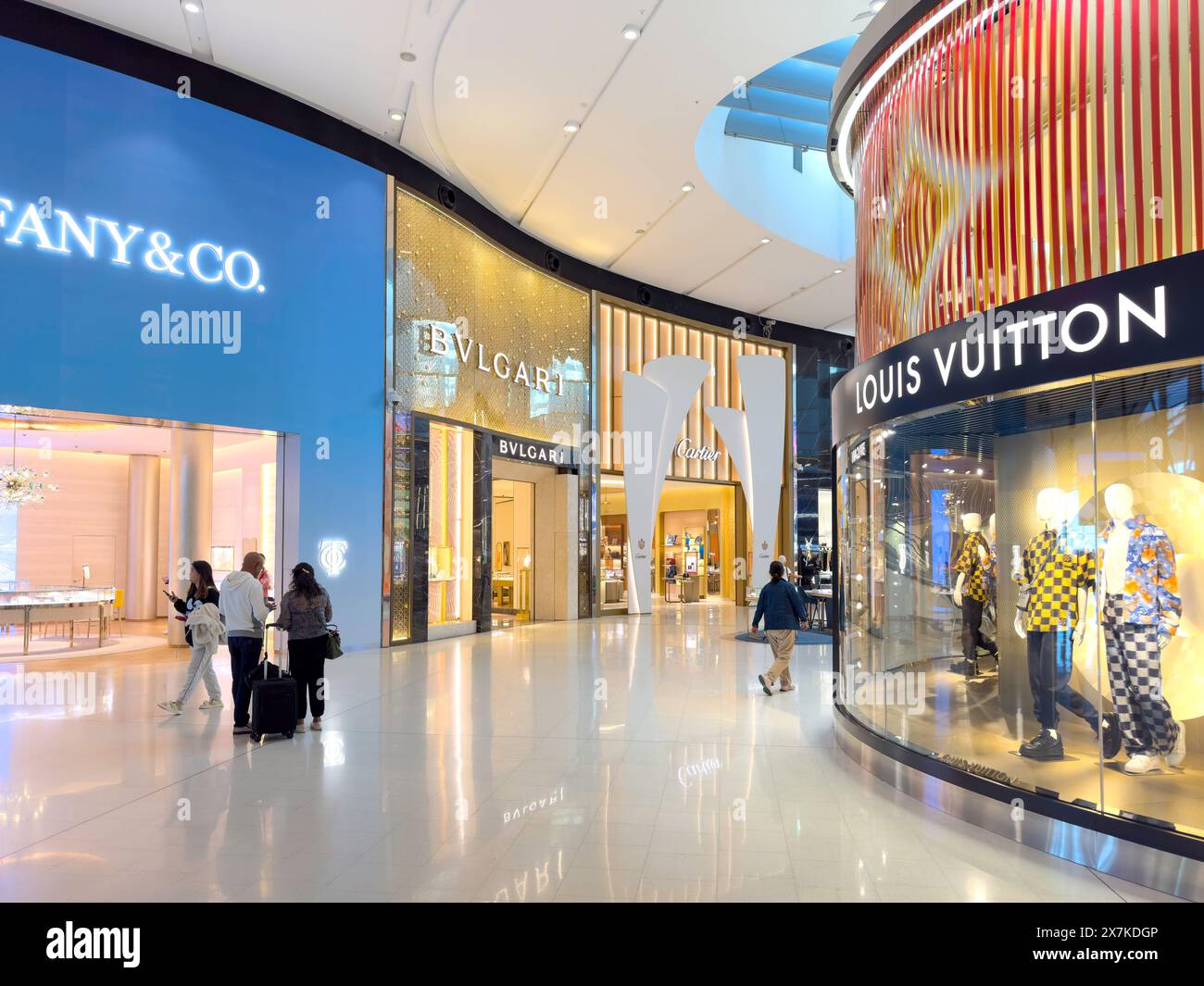 Luxuriöse Duty-Free-Geschäfte in Sydney Kingsford Smith Airport, Mascot, Sydney, New South Wales, Australien Stockfoto