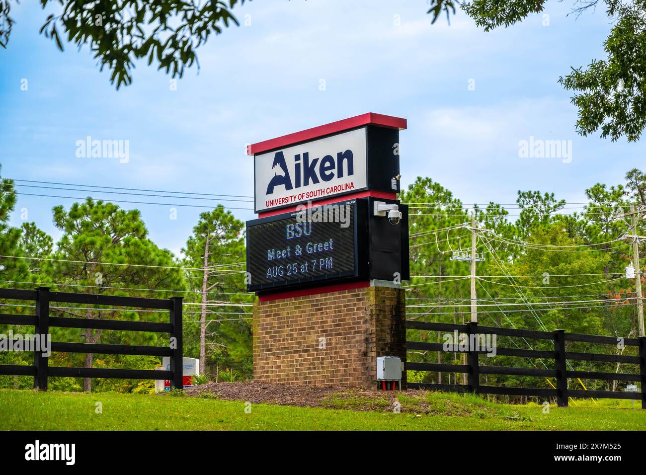 Aiken, South Carolina, USA - 23. August 2022: Die University of South Carolina Aiken Stockfoto