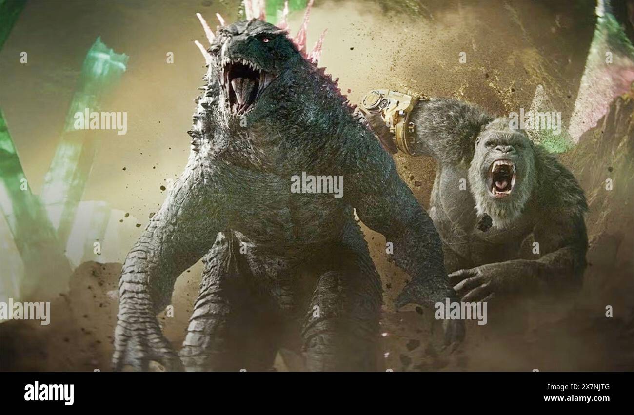 GODZILLA X KONG: DAS NEUE EMPIRE 2024 Stockfoto