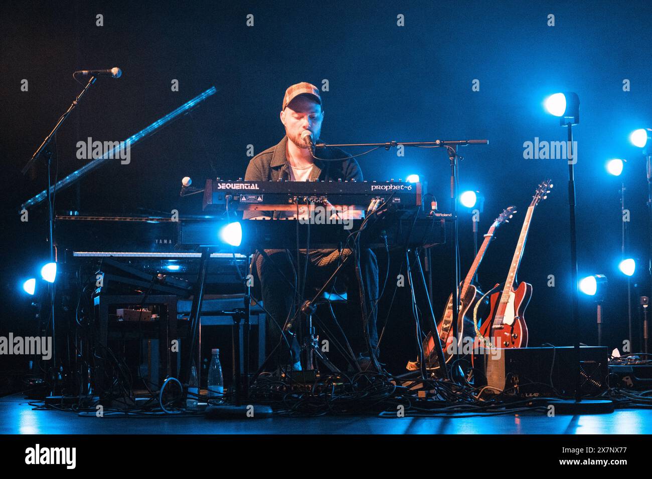 Kopenhagen, Dänemark. Mai 2024. Der isländische Sänger, Musiker und Songwriter Asgeir gibt ein Live-Konzert im Bremen Teater in Kopenhagen. (Foto: Gonzales Photo - Flemming Bo Jensen). Stockfoto