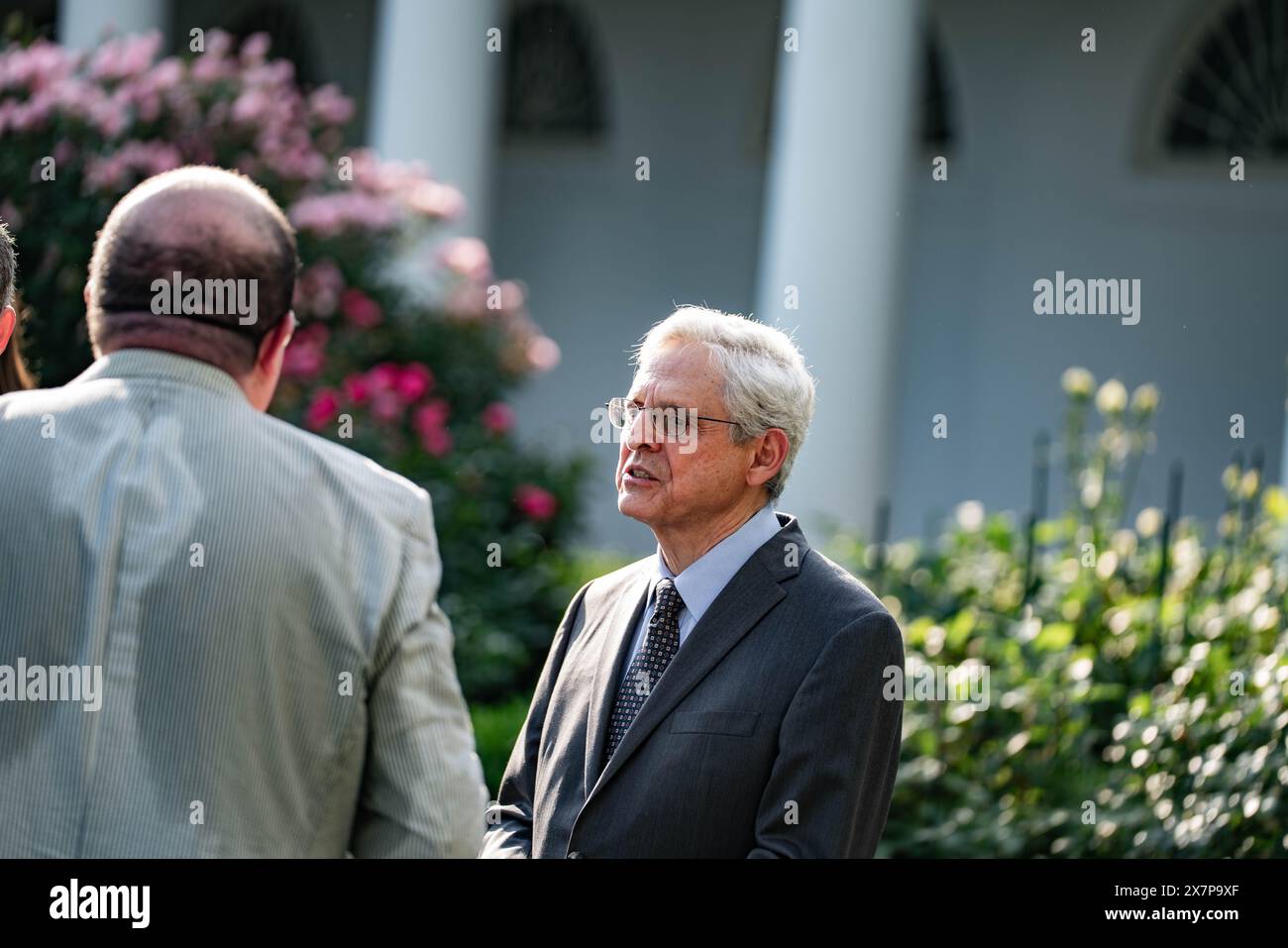 Am 19. Mai 2024 halten Präsident Joe Biden und der zweite Gentleman Douglas emhoff bei einer Feier zum Jewish American Heritage Month eine Rede Stockfoto