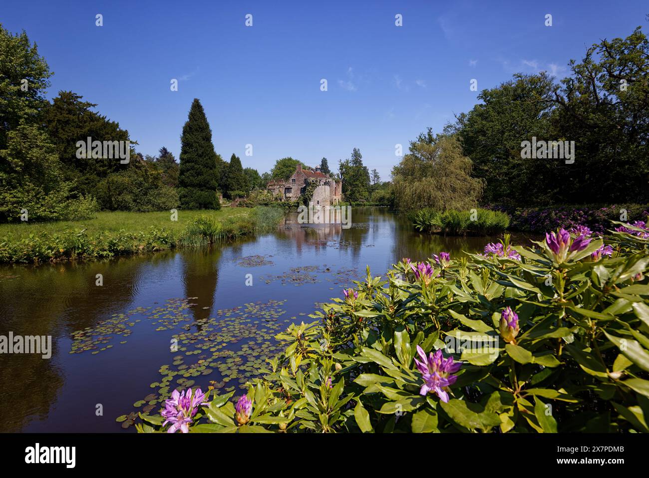 Old Scotty Castle ein englisches Folly Castle in Lamberhurst Kent England Großbritannien Stockfoto