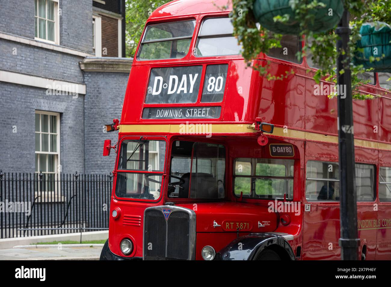 London, Großbritannien. Mai 2024. D-Day-Gedenkfeiern in Downing Street London UK Credit: Ian Davidson/Alamy Live News Stockfoto