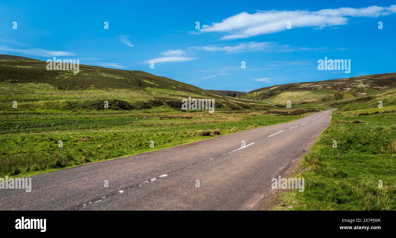 Landschaft in den Lowther Hills bei Leadhills in South Lanarkshire, Schottland Stockfoto