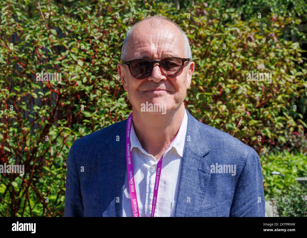 Sir Patrick Vallance, britischer Arzt, Wissenschaftler und klinischer Pharmakologe und ehemaliger Chief Scientific Adviser der Regierung am RHS Chelsea. Stockfoto