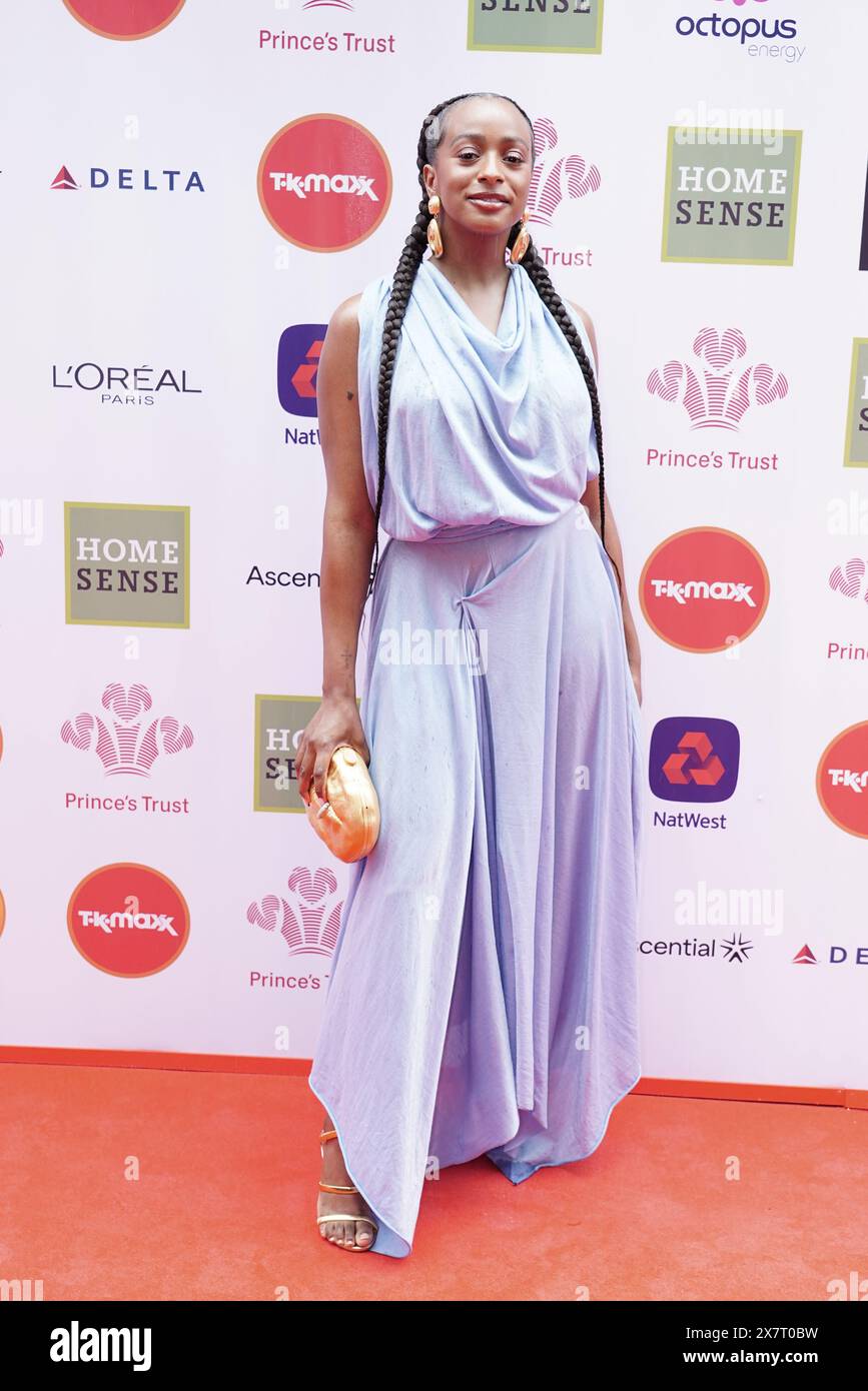 DJ Cuppy bei Prince's Trust und TKMaxx and Homesense Awards im Theatre Royal Drury Lane in London. Bilddatum: Dienstag, 21. Mai 2024. Stockfoto