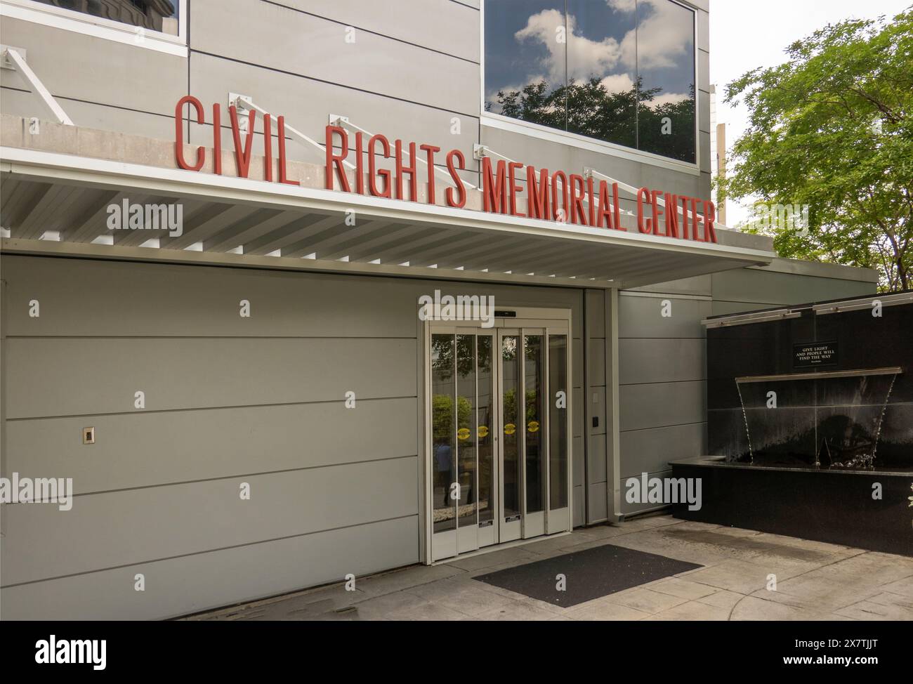 Civil Rights Memorial Center in der Innenstadt von Montgomery Alabama Stockfoto