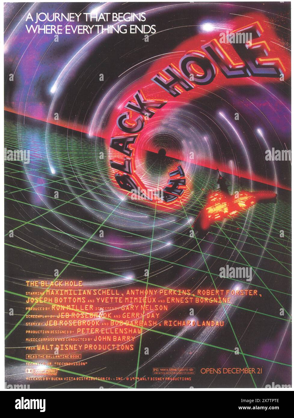 1979 The Black Hole Filmplakat, Regisseur: Gary Nelson Stockfoto