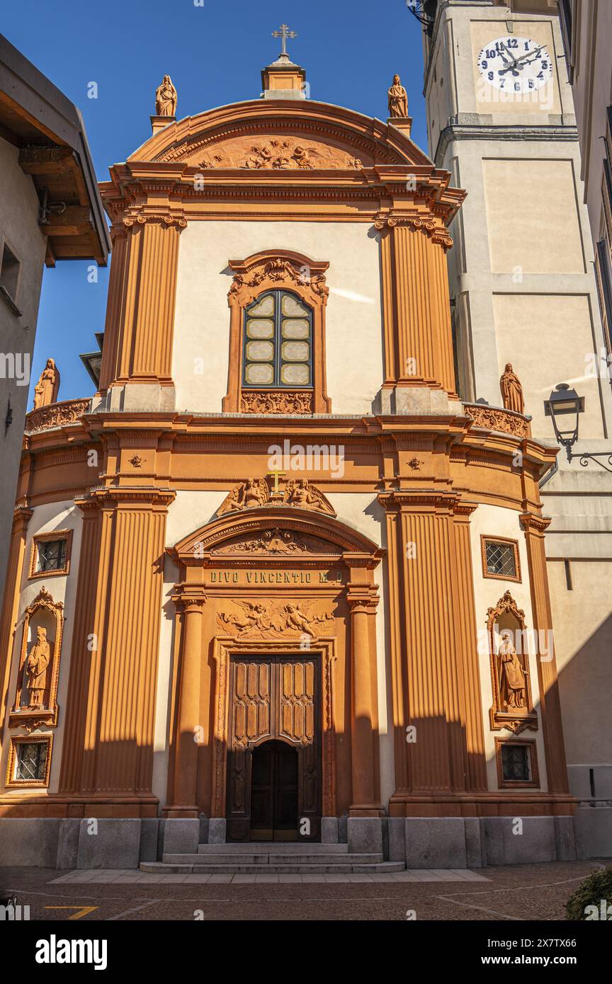 Wunderschönes Heiligtum in Cernobbio Stockfoto