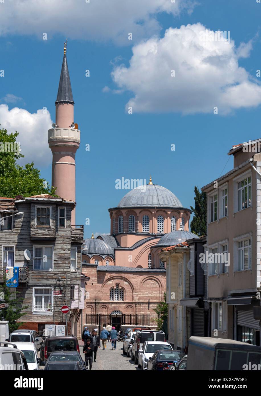 Kariye-Moschee im Stadtteil Fatih in Istanbul, Türkei Stockfoto