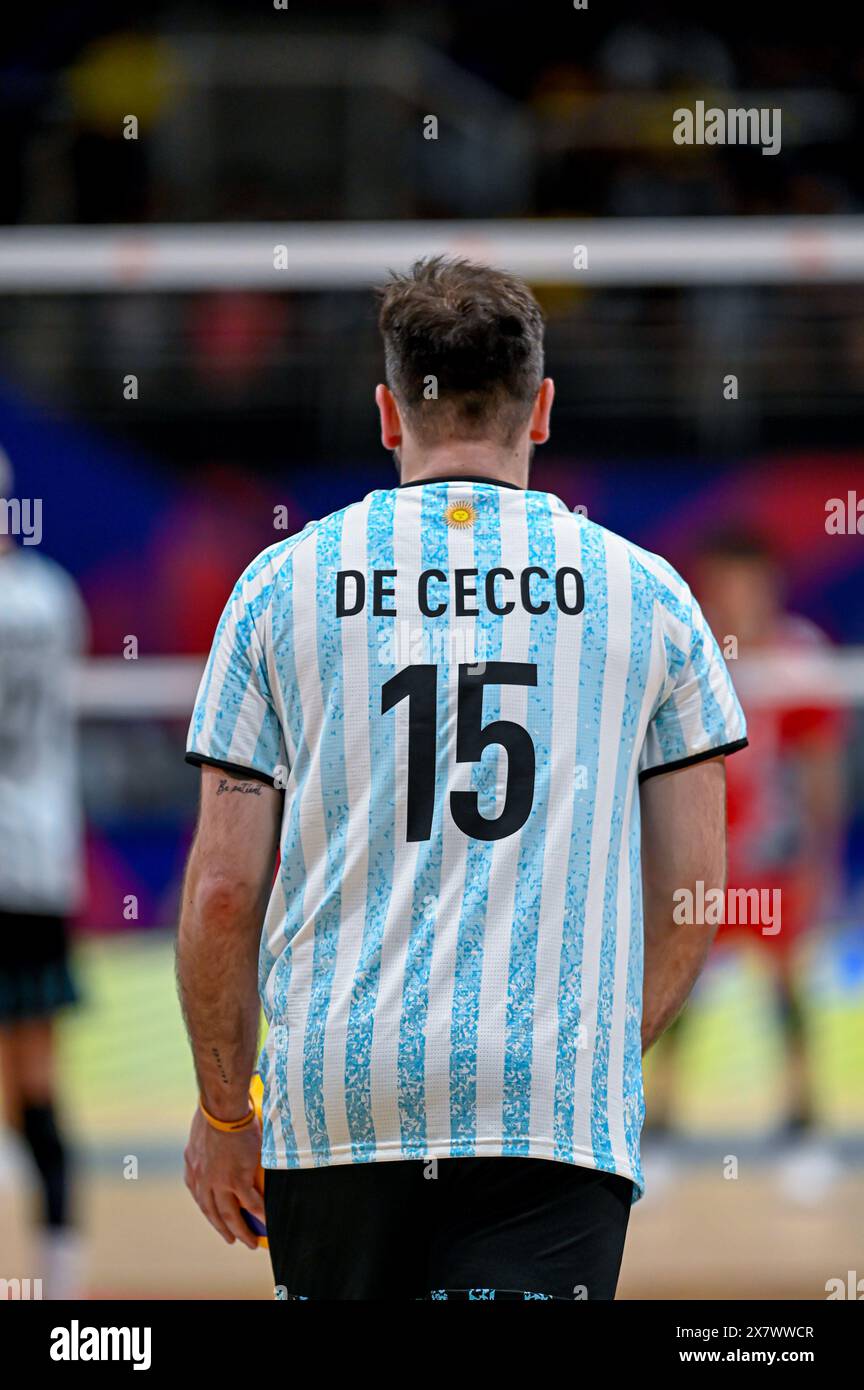 Rio De Janeiro, Brasilien. Mai 2024. De Cecco während Argentinien Credit: Pedro Teixeira/FotoArena/Alamy Live News Stockfoto