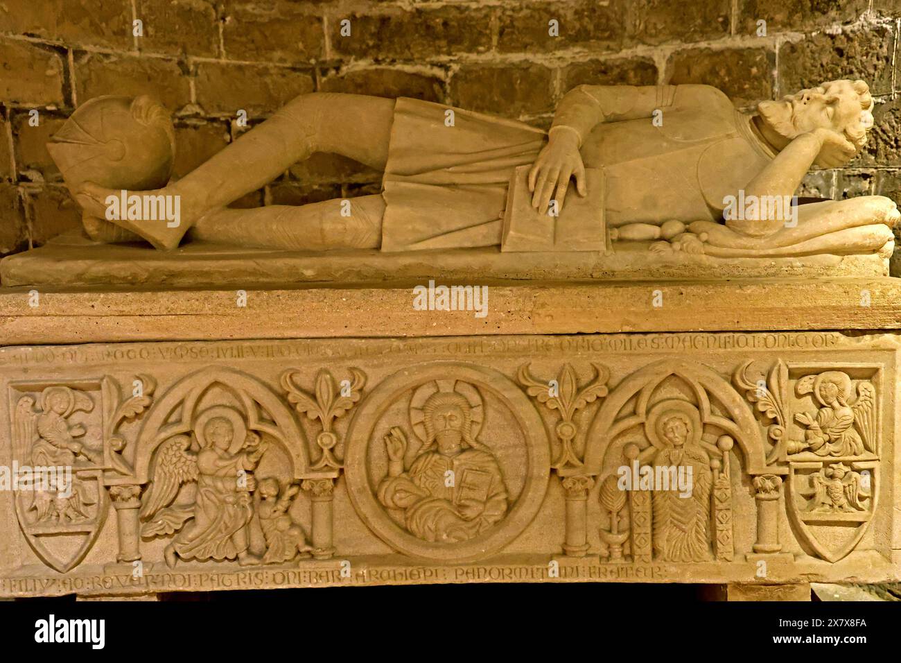Eine der vielen Krypten in der Kathedrale von Palermo in Sizilien Italien Stockfoto