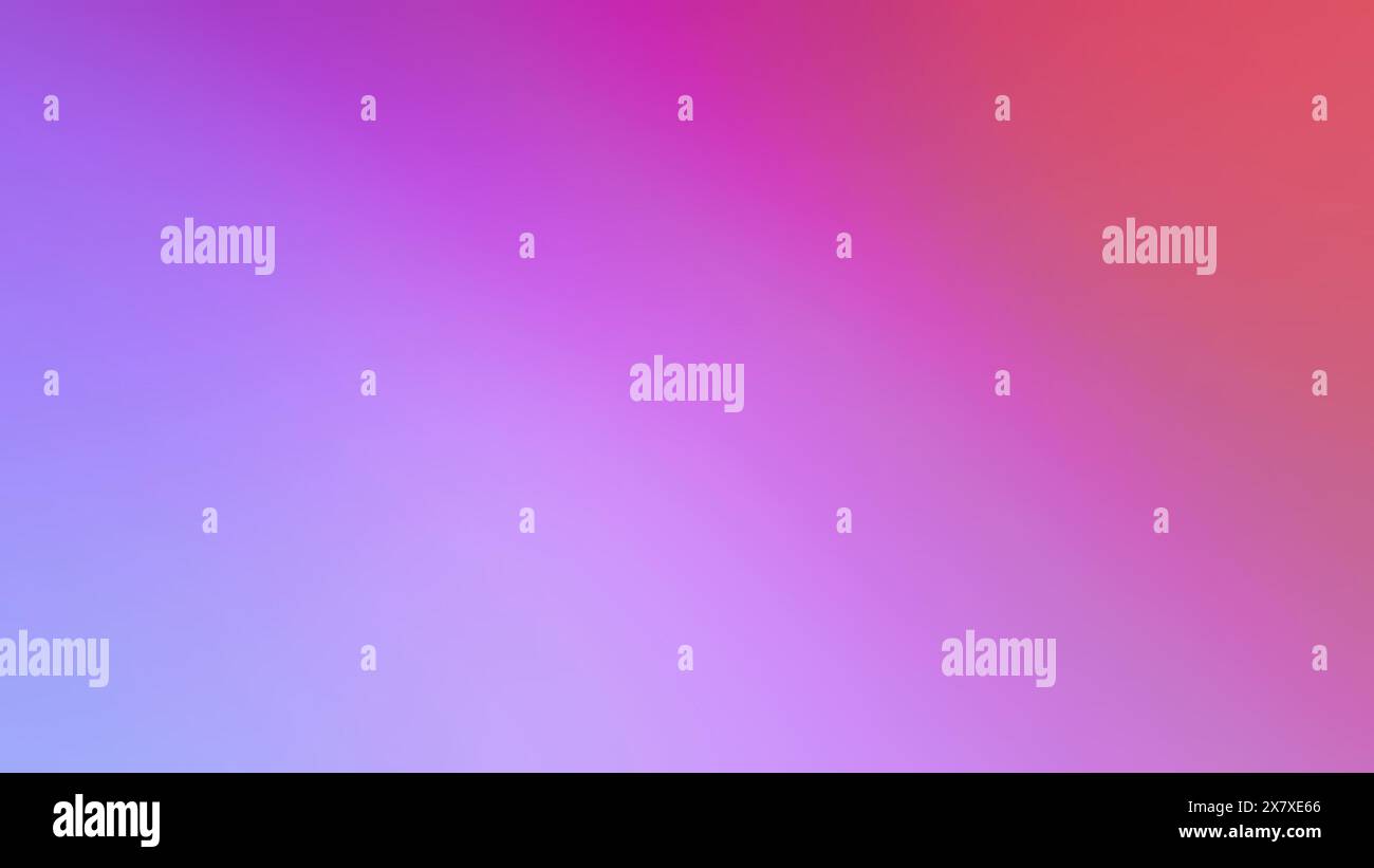 Farbverlauf in violetten und rosa Regenbogenfarben. Abstrakter, weicher Hintergrund Stockfoto