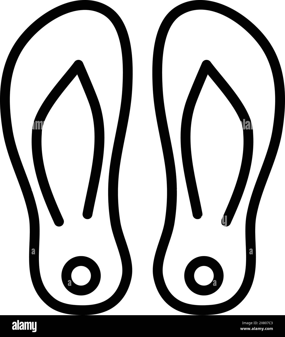 Symbol für Hausschuhe, bequem Stock Vektor