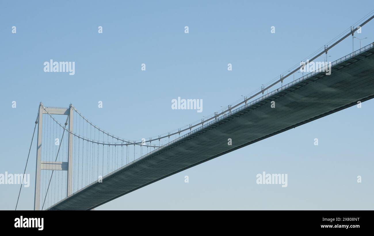 Im Blick auf die Bosporus-Brücke, Istanbul Türkei. Stockfoto