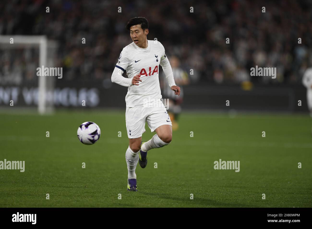 MELBOURNE, AUSTRALIEN. 22. Mai 2024. Im Bild: Tottenham Hotspur Stürmer Son Heung-Min (7) in Aktion während der Global Football Week English Premiership Teams freundlich beim MCG in Melbourne. Quelle: Karl Phillipson/Alamy Live News Stockfoto