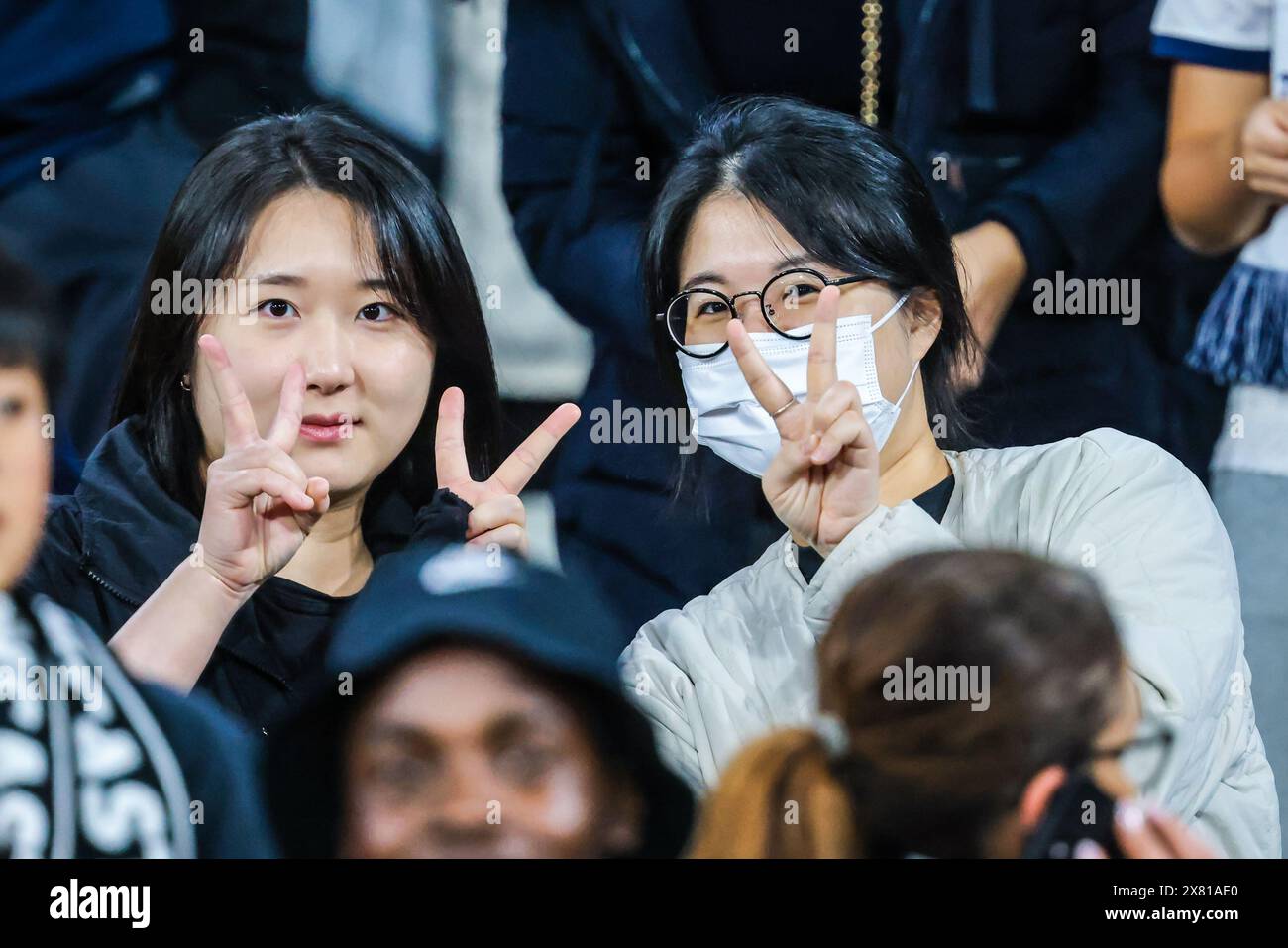 Melbourne, Victoria, Australien. Mai 2024. MELBOURNE, AUSTRALIEN - 22. MAI: Fans vor Tottenham Hotspur spielen Newcastle United während der Global Football Week am 22. Mai 2024 in Melbourne, Australien (Foto: © Chris Putnam/ZUMA Press Wire) NUR REDAKTIONELLE VERWENDUNG! Nicht für kommerzielle ZWECKE! Quelle: ZUMA Press, Inc./Alamy Live News Stockfoto