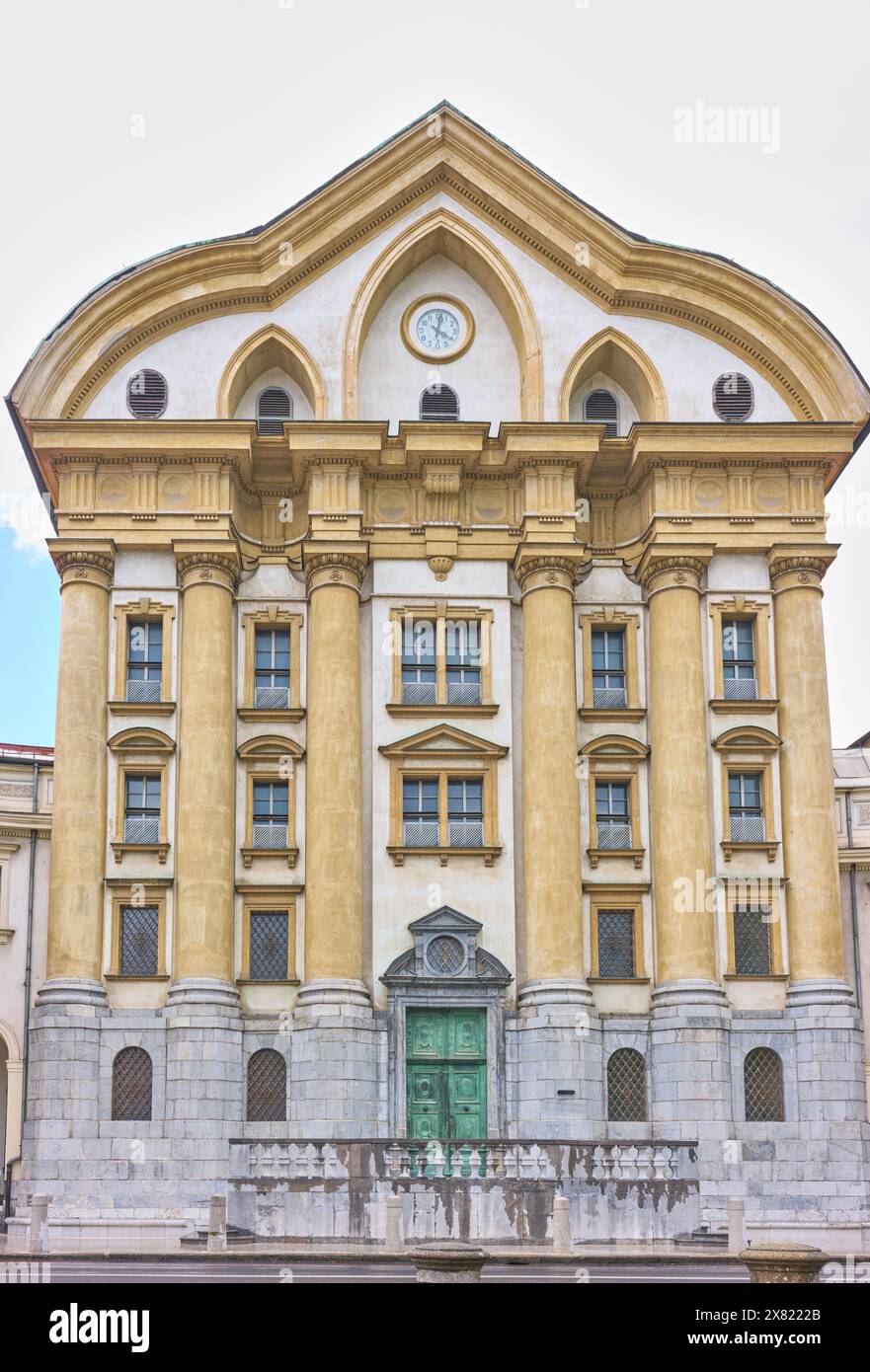 Ursulinen-Kirche der Heiligen Dreifaltigkeit, Ljubljana, Slowenien. Stockfoto