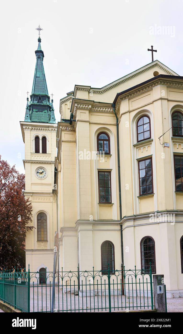 Evangelisch-lutherische evangelisch-christliche Kirche, Ljubljana, Slowenien. Stockfoto