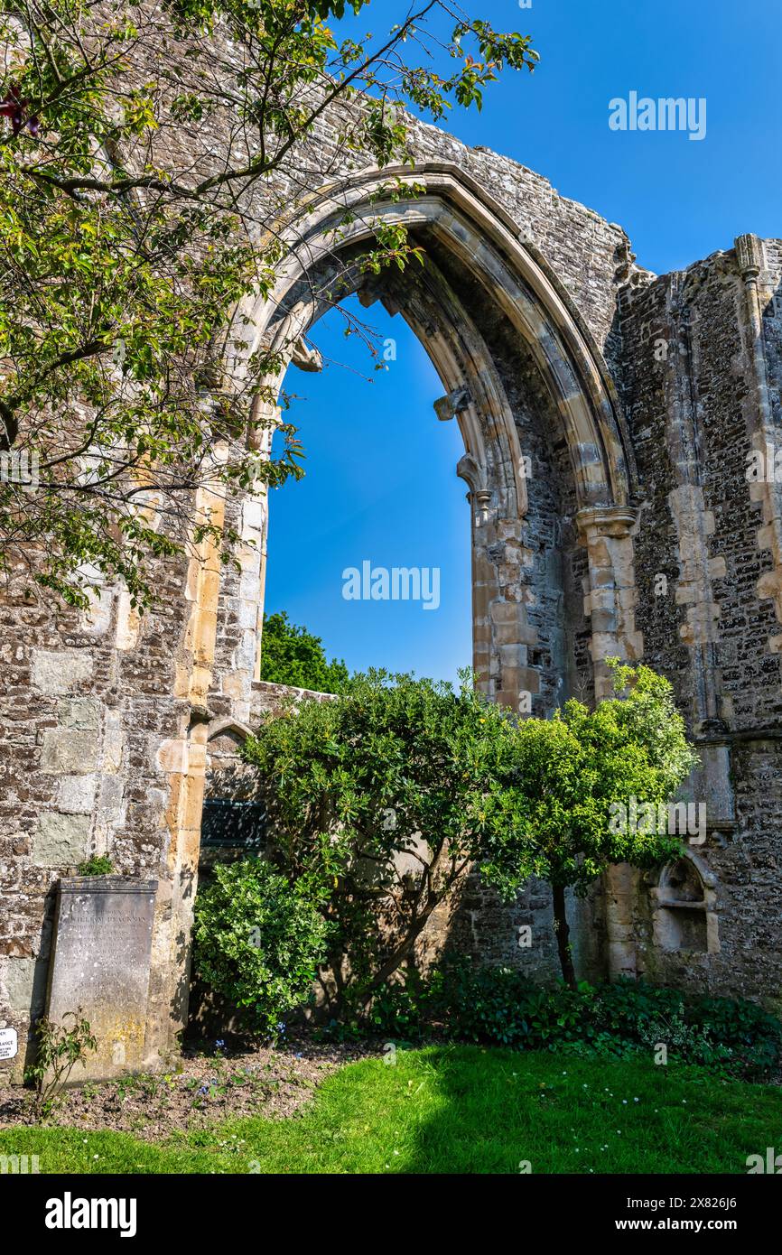 Die Kirche St. Thomas (Thomas Beckett geweiht) in Winchelsea in East Sussex, England Stockfoto