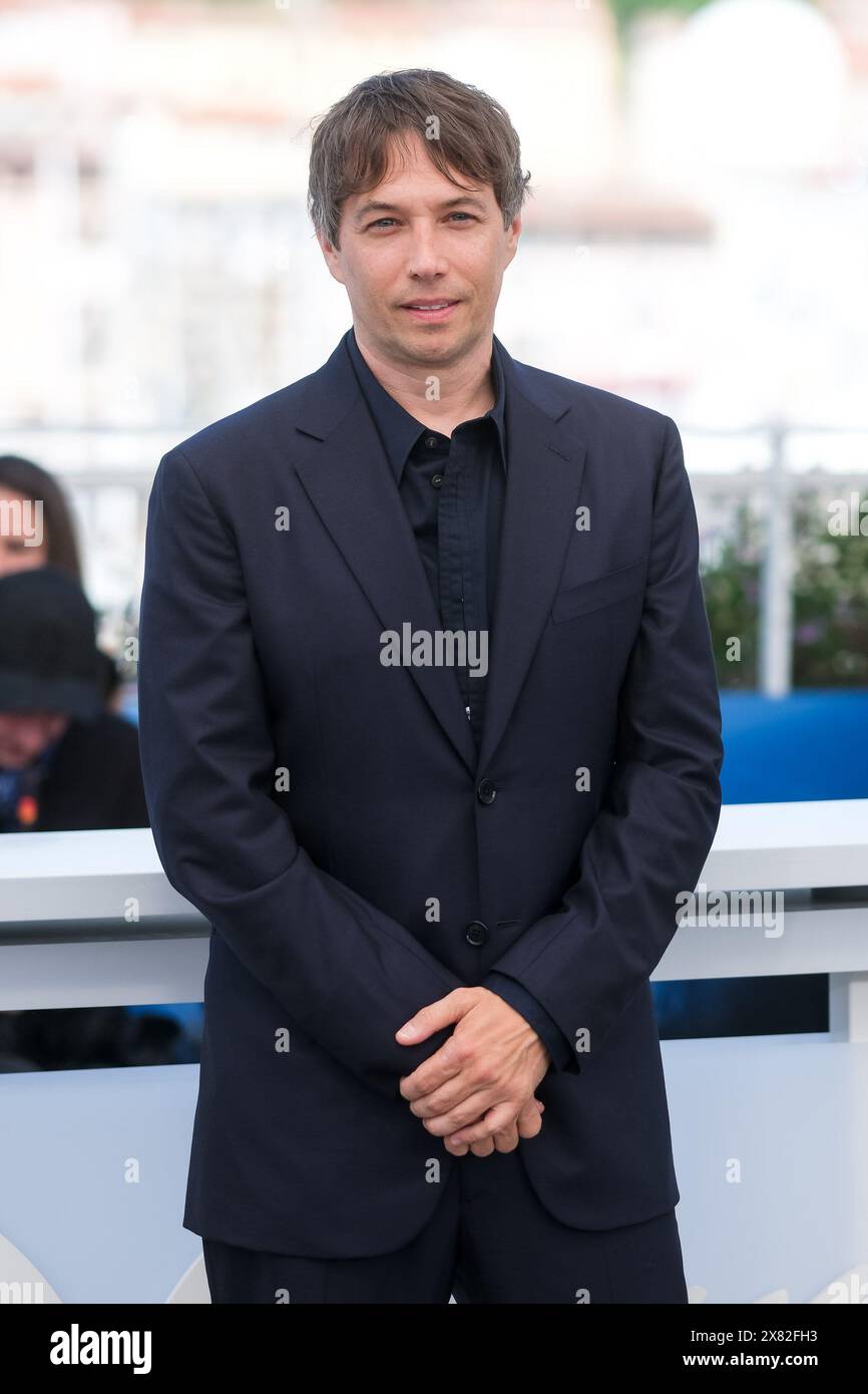 Cannes, Frankreich. Mai 2024. Sean Baker posiert beim Photocall für die Anora während des 77. Festivals de Cannes. Foto von Julie Edwards./Alamy Live News Stockfoto