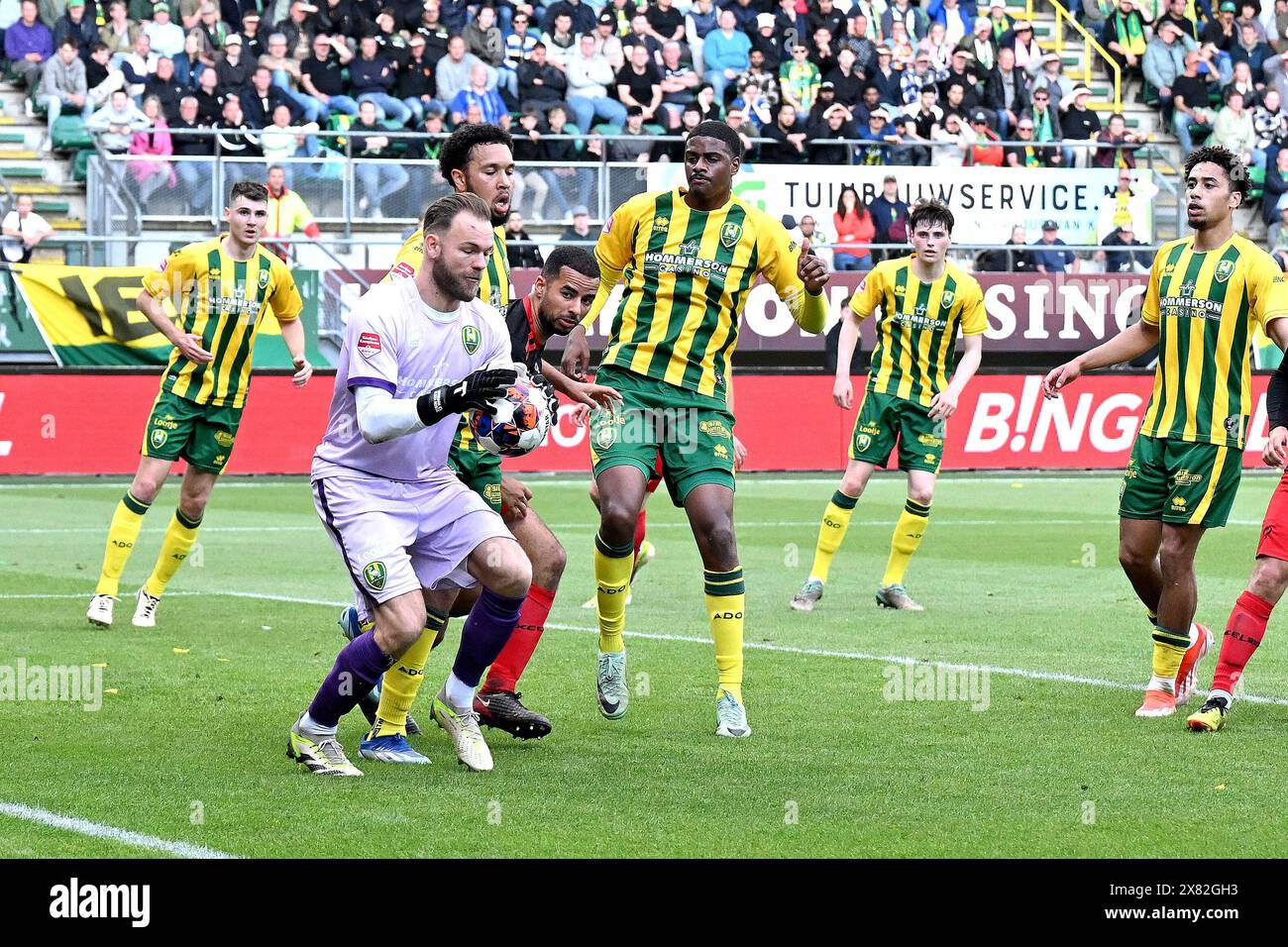 DIE HAAG - ADO den Haag Torhüter Nick Marsman während des Play-offs-Spiel zwischen ADO den Haag und Excelsior Rotterdam im Bingoal Stadion am 22. Mai 2024 in Amsterdam. ANP GERRIT VAN KÖLN Stockfoto