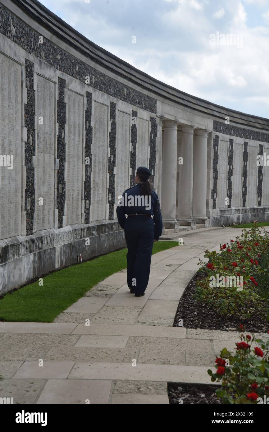 Tyne Cot Commonwealth war Graves Cemetery and Memorial to the Missing ist eine Commonwealth war Graves Commission (CWGC) Stockfoto