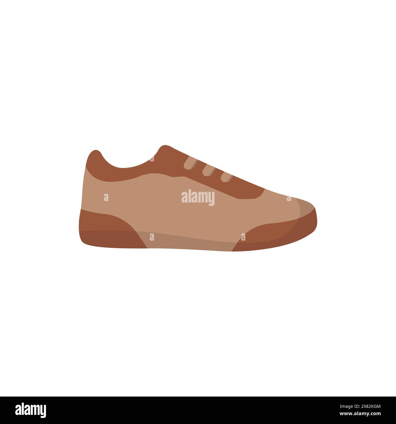 Farbiges Schuhlogo. Sport-Sneakers Vektor. Sneakers einfaches Symbol auf weißem Hintergrund Vektor. Vektorabbildung. Stock Vektor