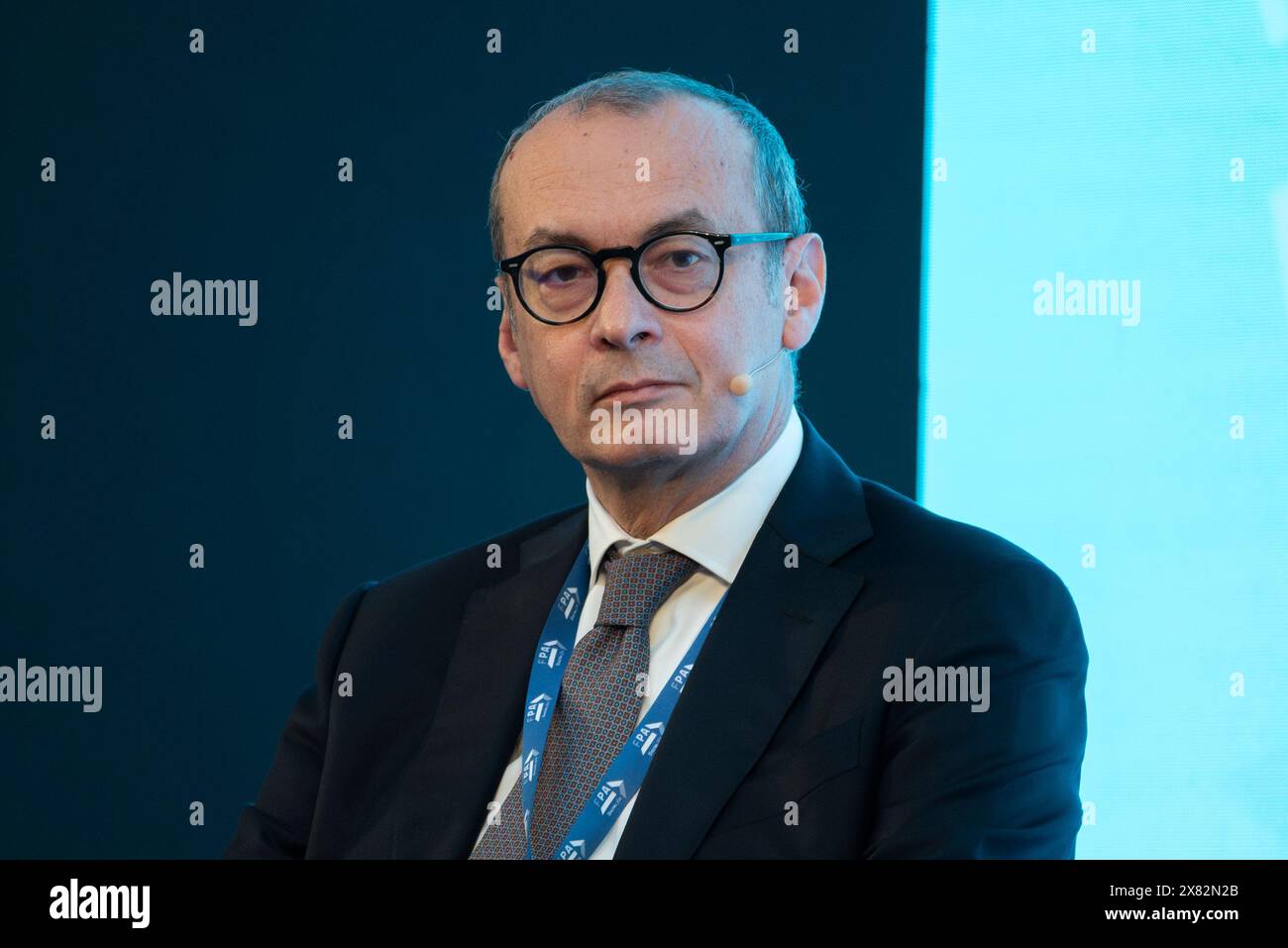 Rom, Italien. Auf dem Foto Federico Boschi (Ministerium für Umwelt und Energiesicherheit). NUR REDAKTIONELLE VERWENDUNG! NICHT FÜR KOMMERZIELLE ZWECKE! Stockfoto