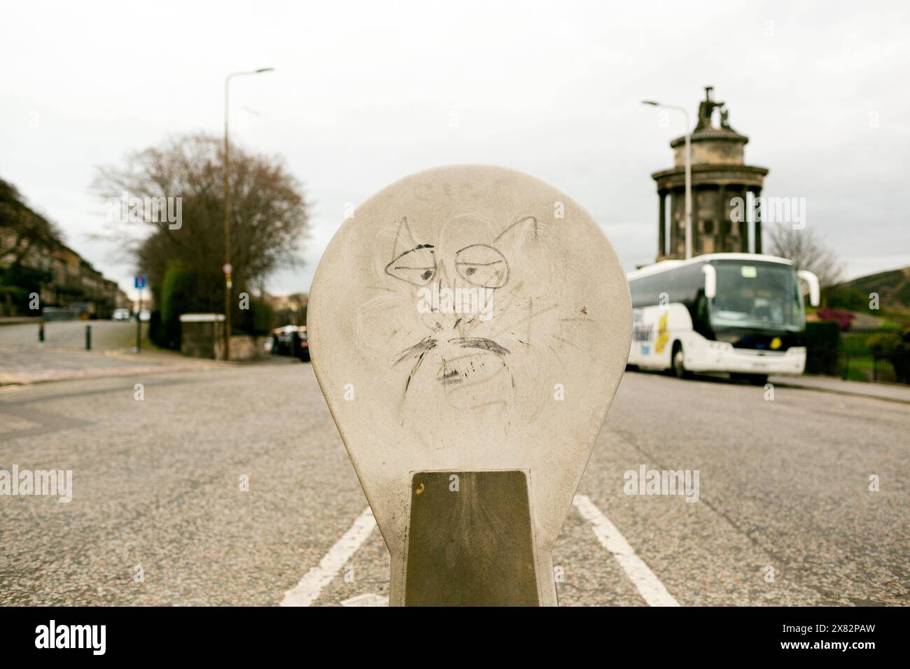 Graffiti in Edinburgh Stockfoto