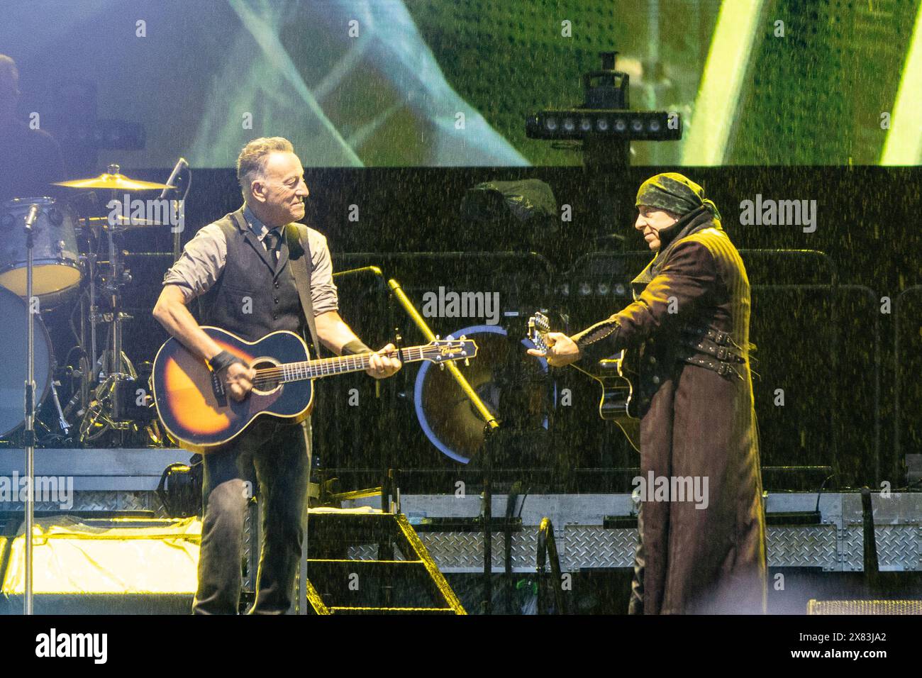 Sunderland, Großbritannien: Bruce Springsteen tritt am 22. Mai 2024 im Stadion of Light in Sunderland auf. Foto: Jill O'Donnell/Alamy Live News Stockfoto