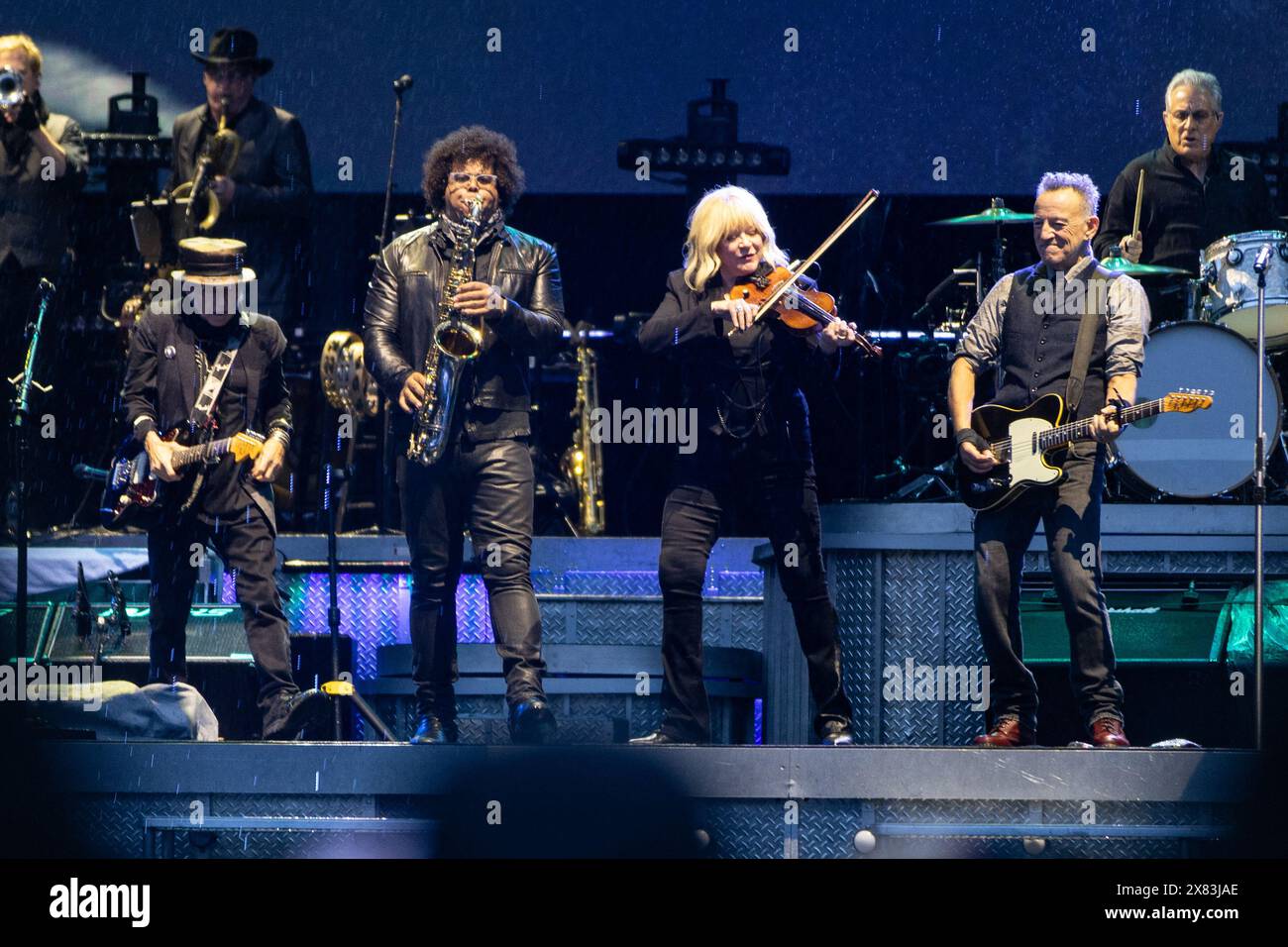 Sunderland, Großbritannien: Bruce Springsteen tritt am 22. Mai 2024 im Stadion of Light in Sunderland auf. Foto: Jill O'Donnell/Alamy Live News Stockfoto