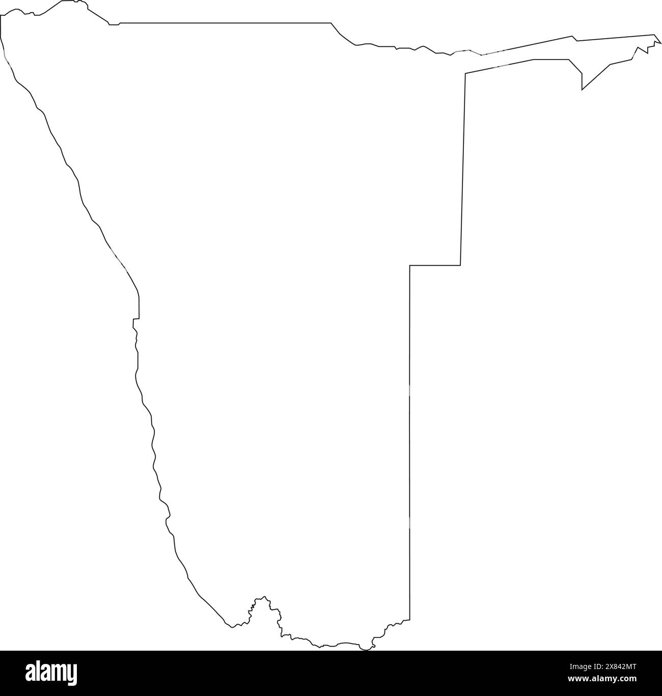 namibia Landkarte Symbol afrika Kontinent Illustrationsdesign Stock Vektor