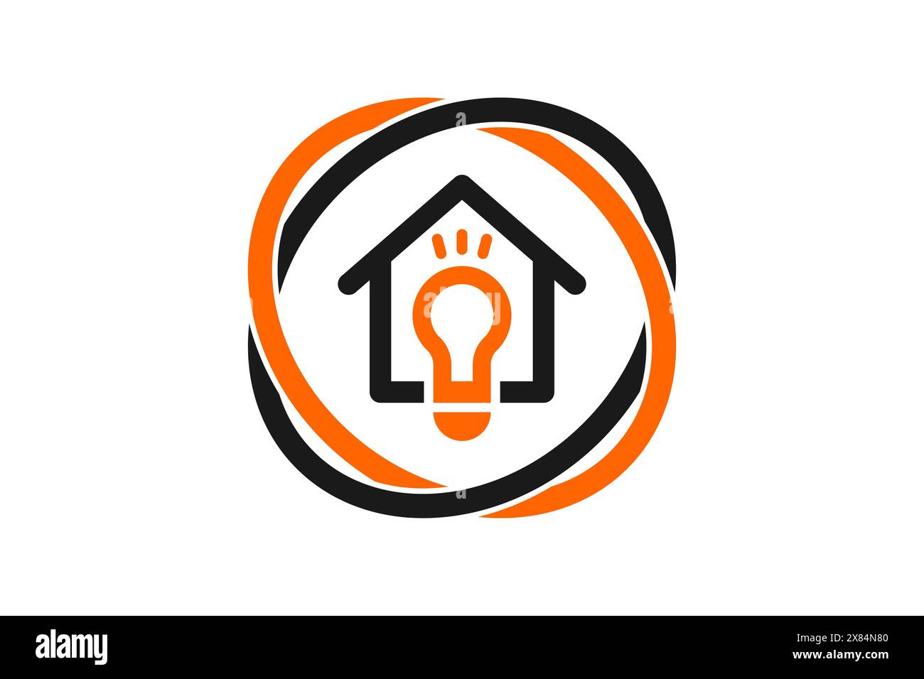 Home Idea Real Estate Logo Stock Vektor