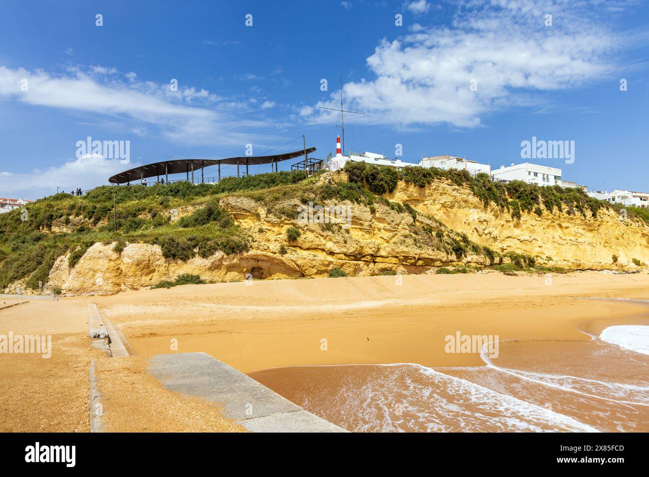 Fishermans Beach, Praia dos Pescadores, Albufeira Beach Algarve Portugal Stockfoto