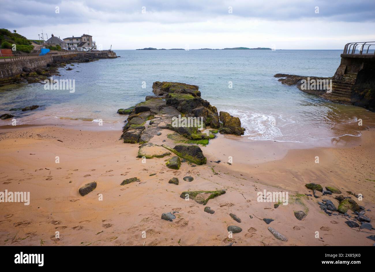 Arcadia Beach in Portrush, Nordirland Stockfoto