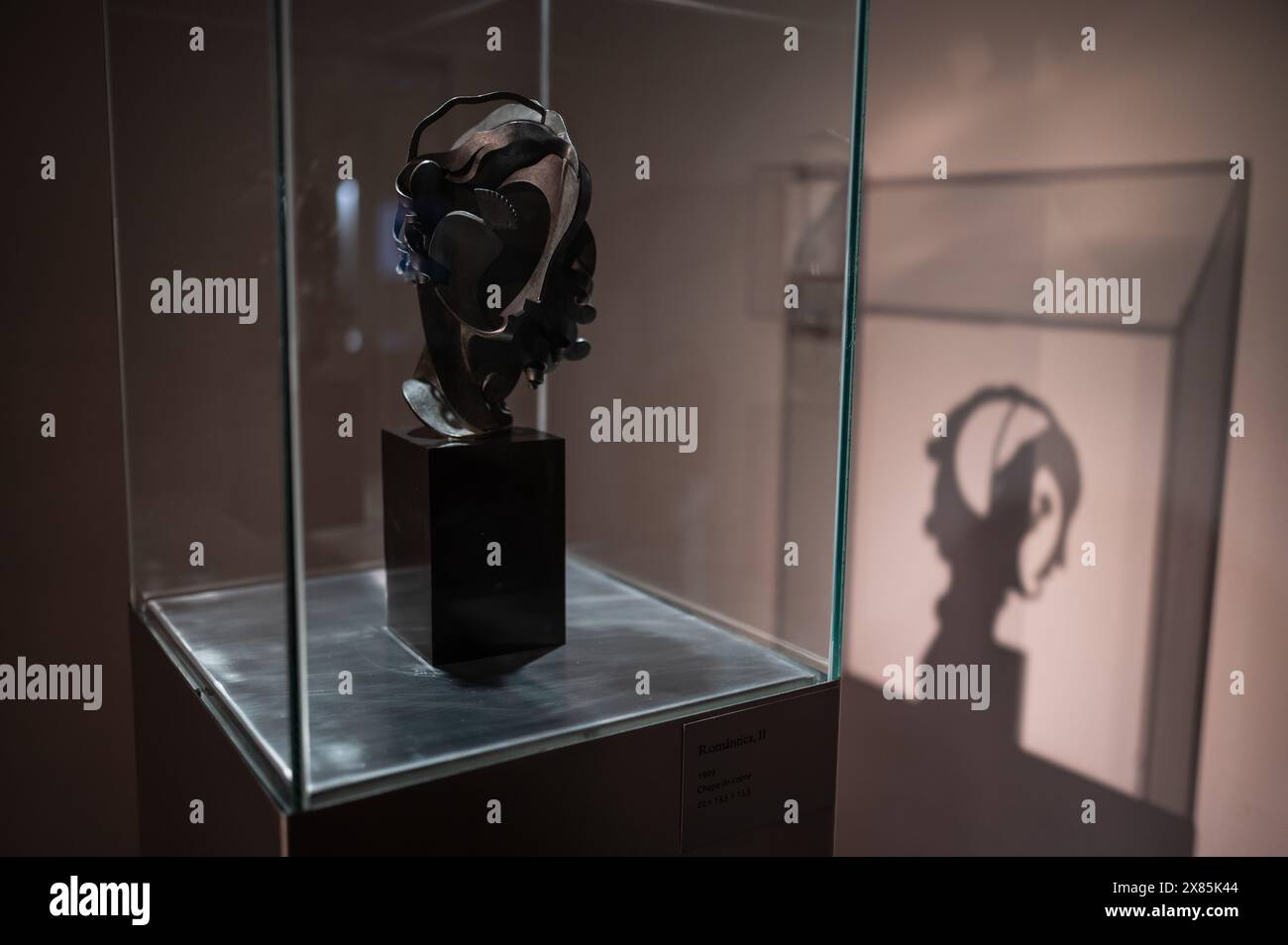 Das Pablo Gargallo Museum öffnet seine Pforten während des Internationalen Museumstages in Saragossa, Spanien, kostenlos Stockfoto