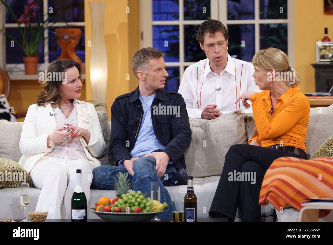 Schillerstraße, Improvisationscomedy Show, Deutschland 2004 - 2011, Darsteller: Nina Vorbrodt, Michael Kessler, Martin Schneider, Cordula Stratmann Stockfoto