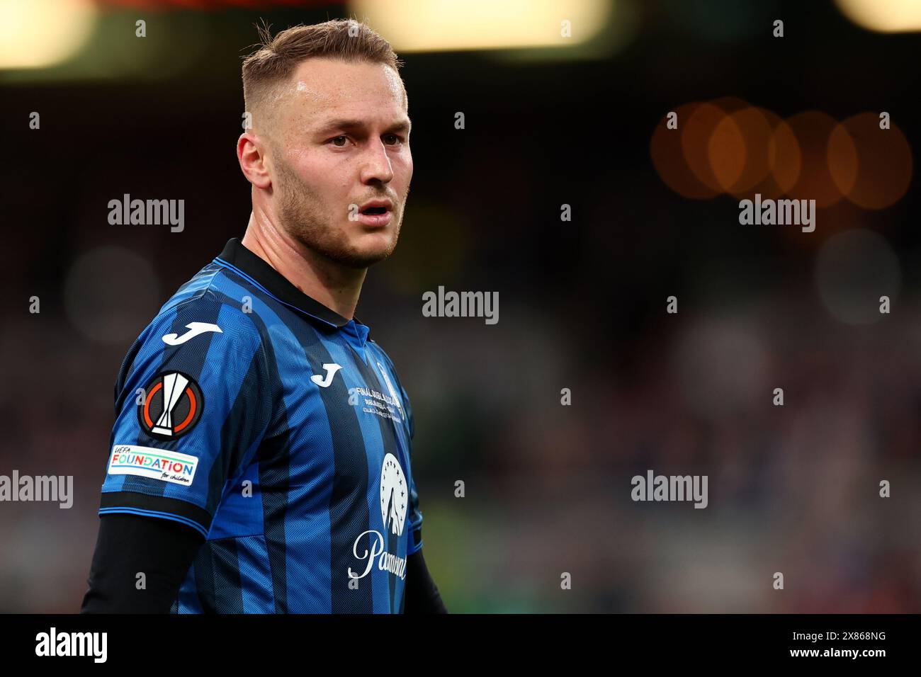 22. Mai 2024, Dublin Arena, Dublin, Irland; Europa League Football Final; Atalanta gegen Bayer Leverkusen; Teun Koopmeiners von Atalanta Stockfoto