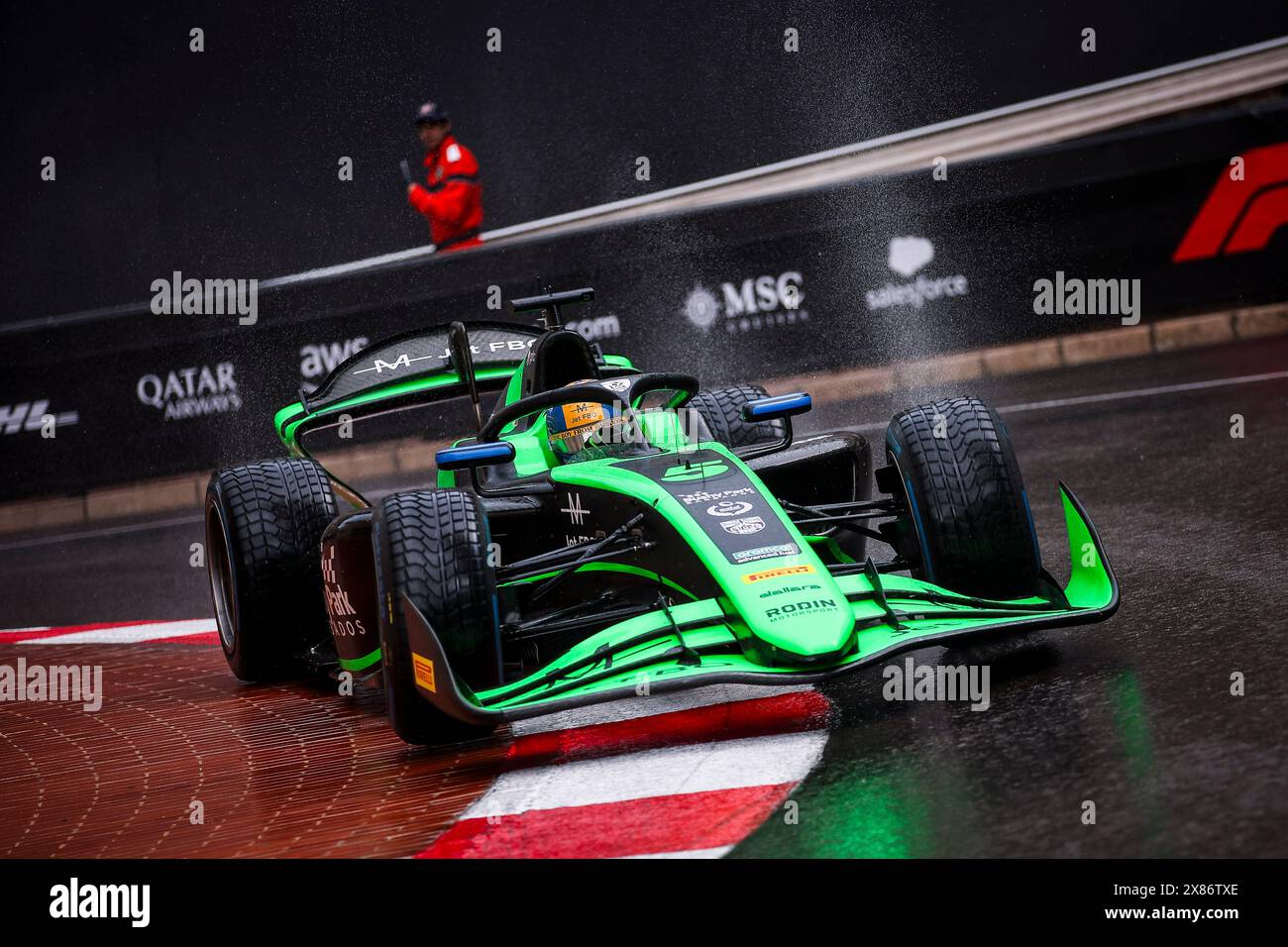 05 MALONY Zane (bar), Rodin Motorsport, Dallara F2 2024, Action während der 5. Runde der FIA Formel 2 Meisterschaft 2024 vom 23. Bis 26. Mai 2024 auf dem Circuit de Monaco, in Monaco - Foto Eric Alonso / DPPI Stockfoto