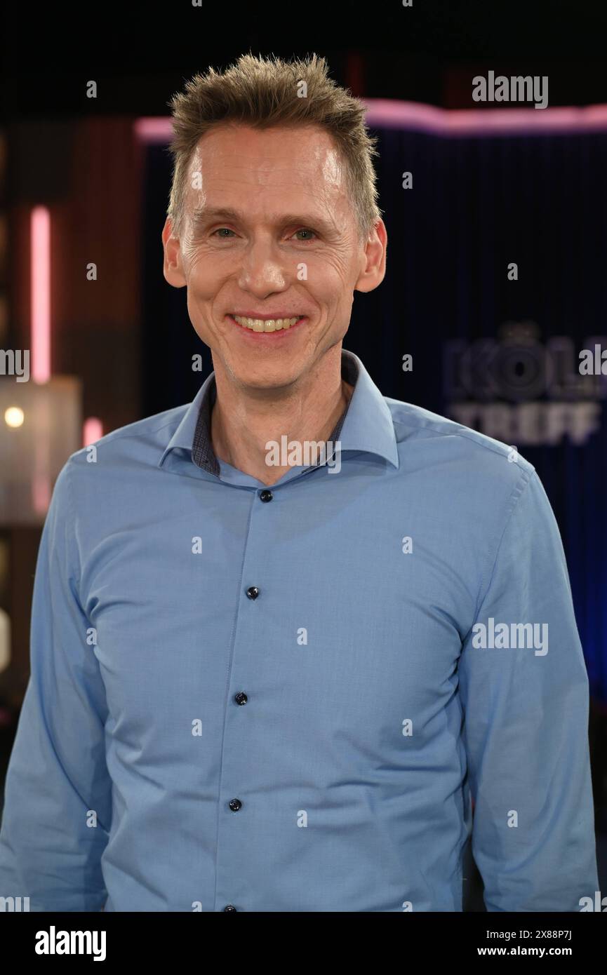 ARD-Sportkommentator Frank Busemann, Ex Zehnkämpfer, zu Gast in der WDR Talkshow Kölner Treff *** ARD-Sportkommentator Frank Busemann, ehemaliger Zehnkämpfer, als Gast in der WDR Talkshow Kölner Treff Stockfoto