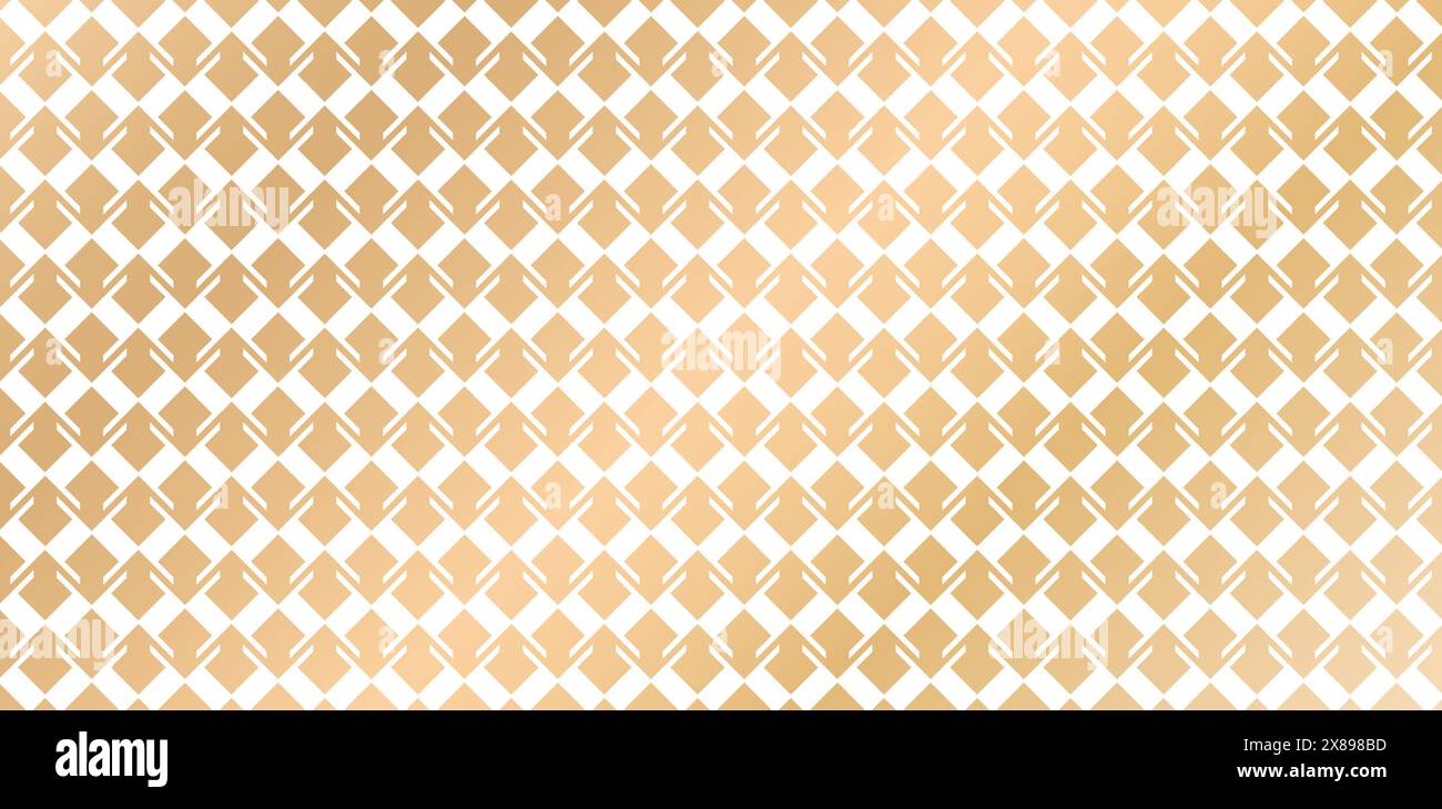 Abstraktes geometrisches goldenes Muster isolierte weiße Hintergründe für abstrakte Illustration Tapetenkonzept, Stoff, Textil, Bucheinband Stock Vektor