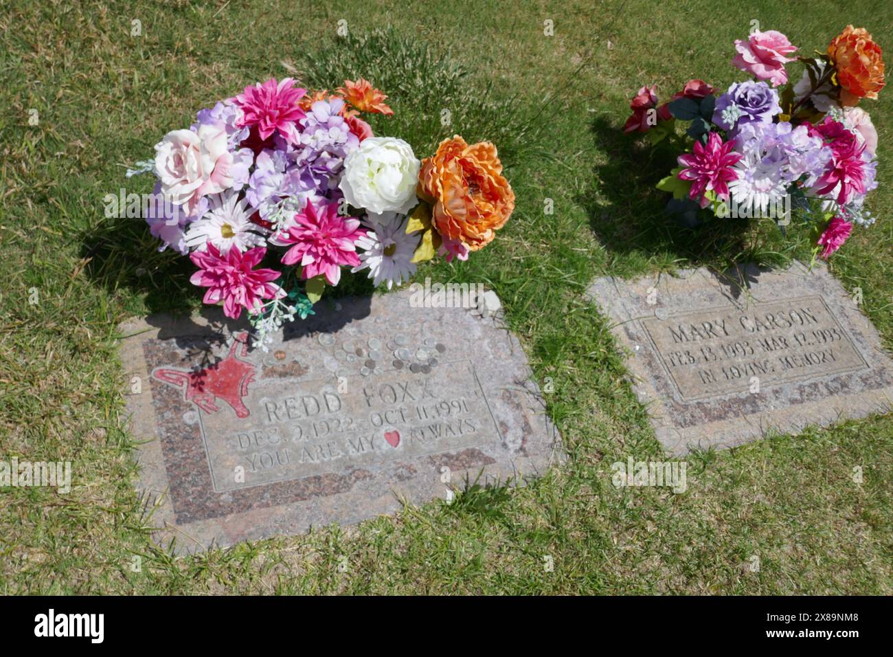 Las Vegas, Nevada, USA 14. Mai 2024 Schauspieler Redd Foxx Grave in