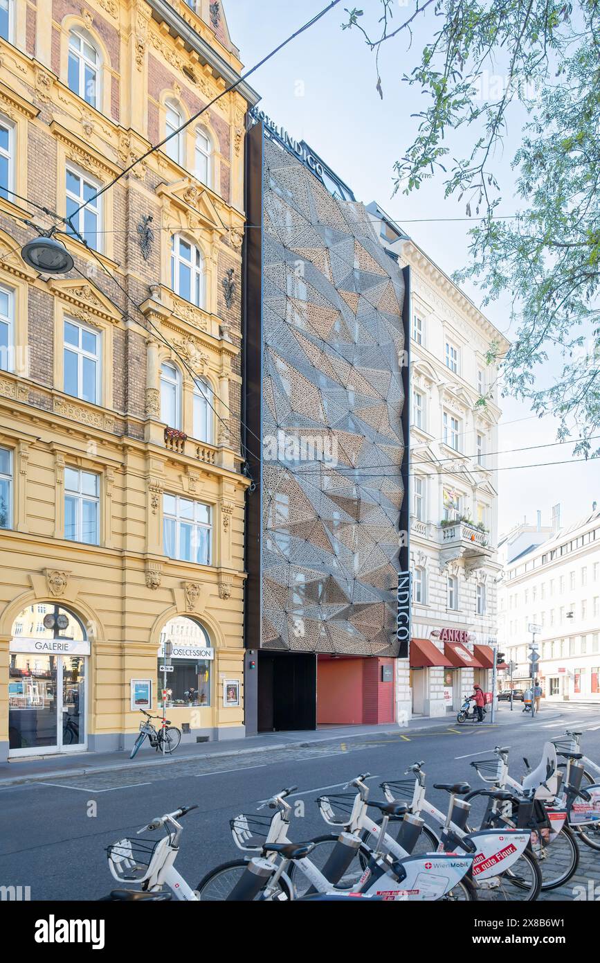 Wien, Österreich - Hotel Indigo by TM Architektur / BWM Designer & Architects / BÜRO KLK Stockfoto
